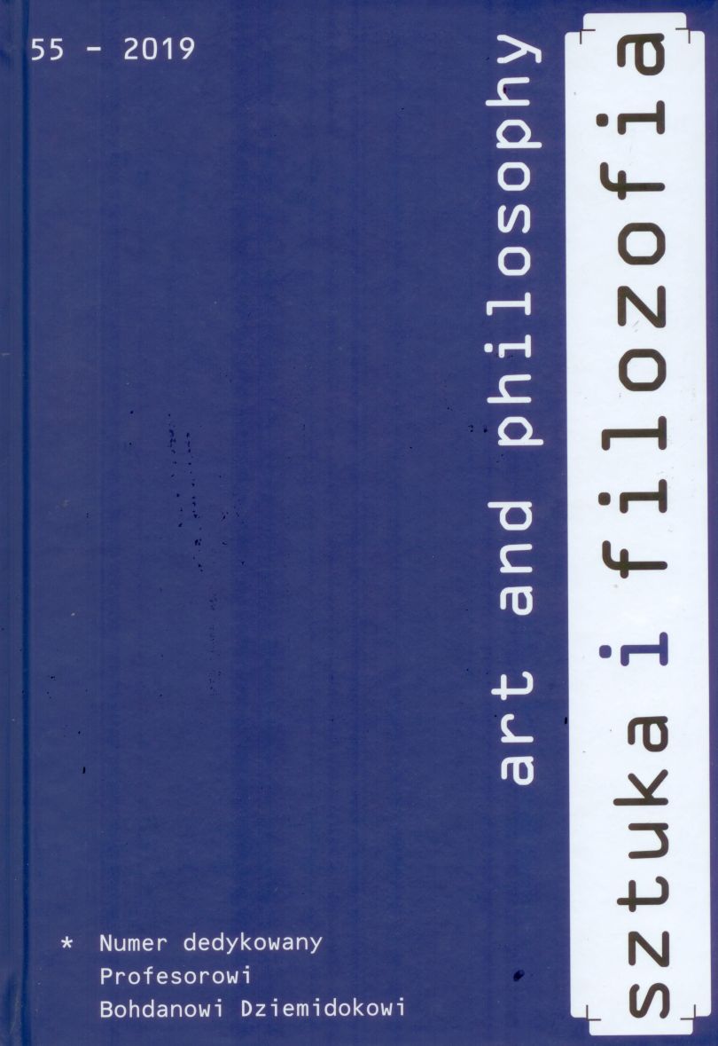 Na zdjęciu okładka 55. numeru czasopisma „Sztuka i Filozofia” dedykowanego Profesorowi Bohdanowi Dziemidokowi z okazji 60-lecia jego działalności naukowo-dydaktycznej. 