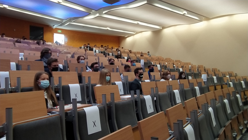 Uczniowie ULO w czasie inauguracji 2020/2021