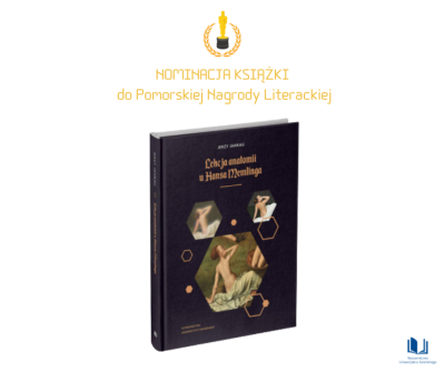 Okładka książki "Lekcja anatomii u Hansa Memlinga" autorstwa Jerzego Jankaua. 