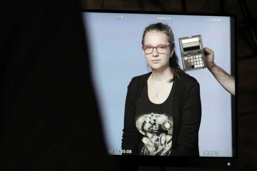 Dr Marta Tymińska z UG na planie nagrywania wideoeseju