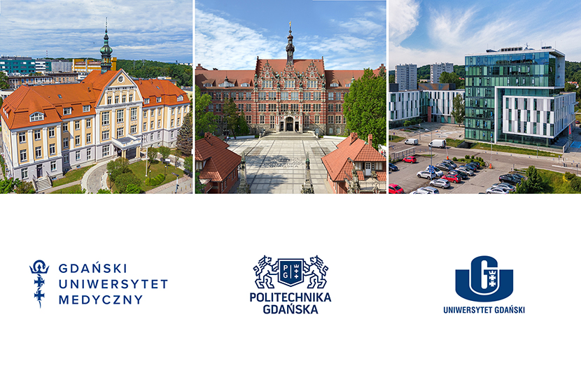 Na zdjęciu trzy uczelnie: GUMed, PG i UG