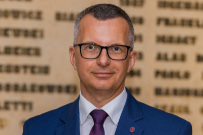 Na zdjęciu prof. dr hab. Marcin Gruchała, rektor GUMed