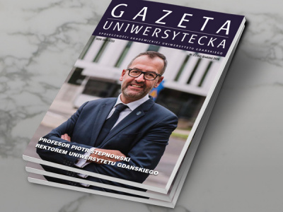 Okładka grudniowego numeru Gazety Uniwersyteckiej