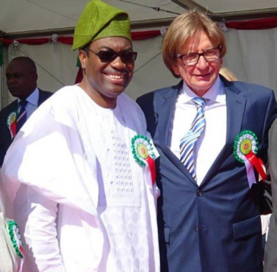 Romuald Kinda - Prezes Zarządu Grupy Navimor z Prezesem Afrykańskiego Banku Rozwoju