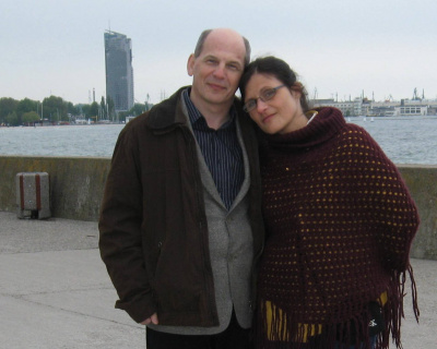 Pan Zbyszek z żoną