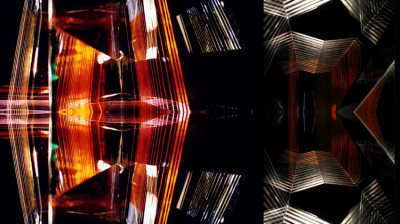 Instalacja artystyczna "Light, colour and Space". Wiedeń 2006, Karolina Paterek.