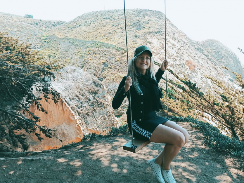 Weronika Kamińska podczas wyjazdu do USA