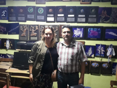 Monika Lipińska and Fredy Archila.