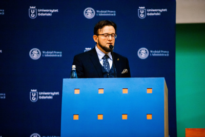Dziekan Wydziału Prawa i Administracji dr hab. Wojciech Zalewski, prof. UG