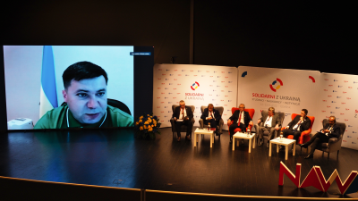 Representatives of Polish universities joined the panel with Andrey Vitrenko, First Deputy Minister of Education and Science of Ukraine