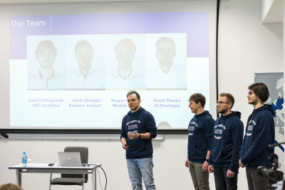 UG students during a competition in Split, Croatia. 