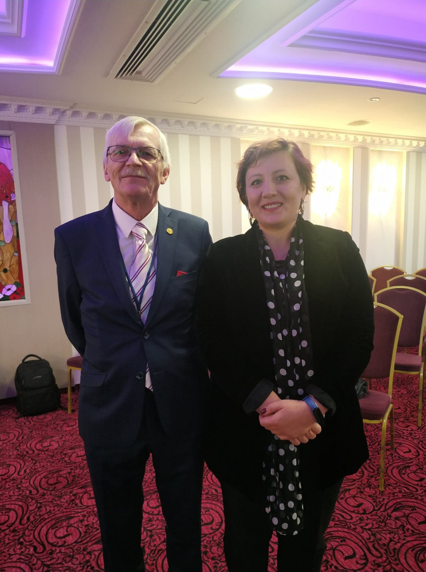 Andrzej Jabłoński i dr Monika Płuciennik