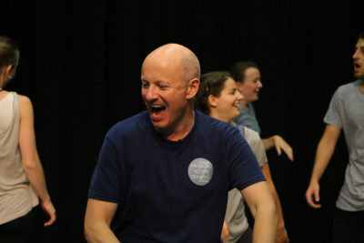 Prof. Paul Allain poprowadził też kurs artystyczny dla studentów kierunku Zarządzanie Instytucjami Artystycznymi.