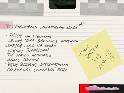 Zbyt wiele postanowień to prosta droga do tego, by żadnego z nich nie dotrzymać. 