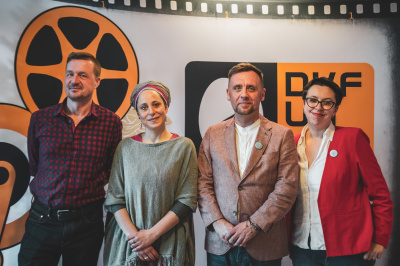 Od lewej: Rafał Kowalski, Miriam Synger, Tomasz Pupacz, Wanda Dittrich