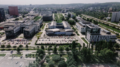 kampus UG z lotu ptaka