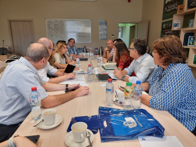 Spotkanie robocze zespołu na Wydziale Ekonomicznym