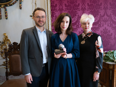 Od lewej: dr Paweł Atroszko, dr Julia Balcerowska, prof. Beata Pastwa-Wojciechowska