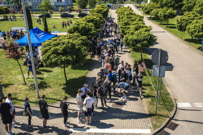 Rekordowa frekwencja na biegu rektora