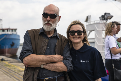 prof. Jan Marcin Węsławski i prof. UG Anna Jurkowska-Zeidler
