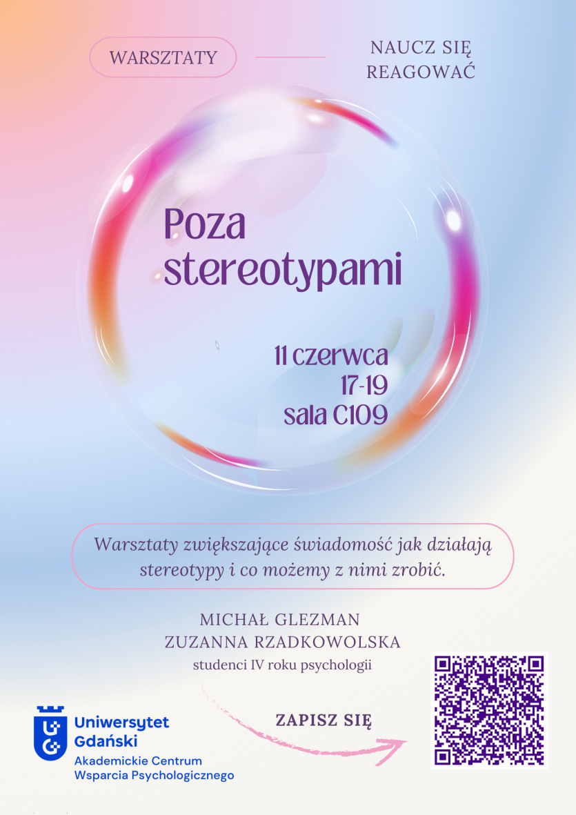 Warsztaty - “Poza stereotypami”