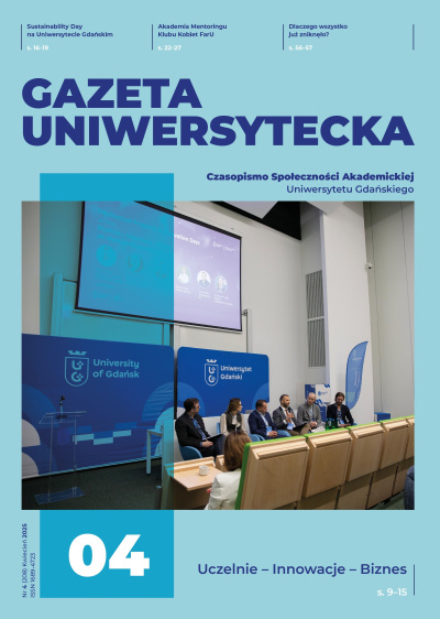 Okładka Gazety Uniwersyteckiej nr 4