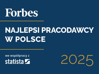 Grafika Forbes najlepsu pracodawcy 2025