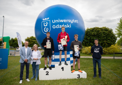 Podium w kategorii licealiści