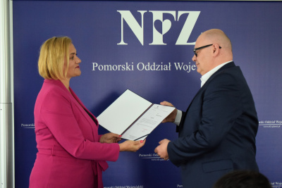 Wręczenie nominacji dr. Susmarskiemu przez Wojewodę Pomorską