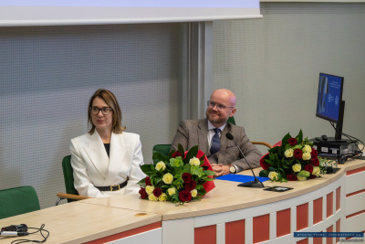 dr P. Wyszyńska-Ślufińska i dr M. Ziemiak