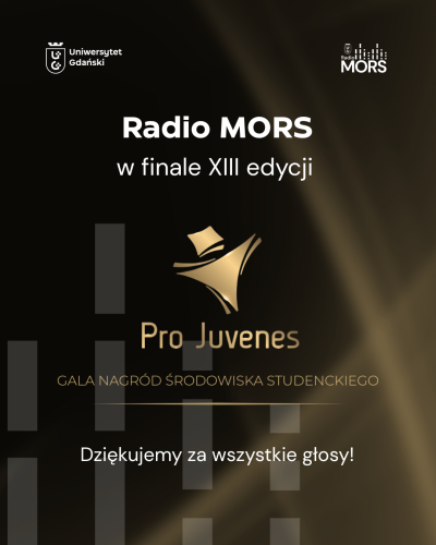Plakat Radio MORS w finale XIII edycji Pro Juvenes
