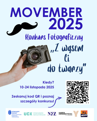 Movember 2025 - plakat o konkursie fotograficznym