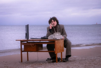 Seweryn Łyś na plaży; fot. Anna Klas