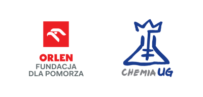 Loga Fundacji ORLEN dla Pomorza i Wydziału Chemii UG