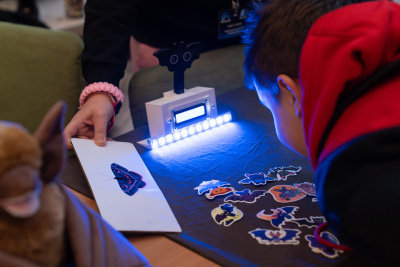 Noc Biologów na WB - stoisko koła chiropterologicznego