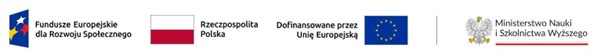 logotypy instytucji finansujących: FERS RP UE MNiSW