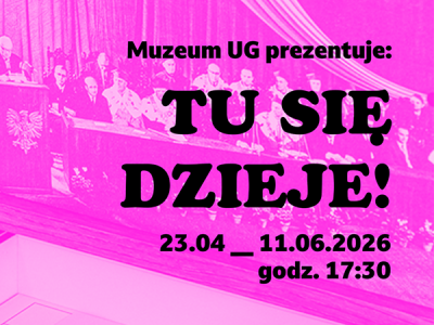 grafika promująca spotkania z nauką w MUG