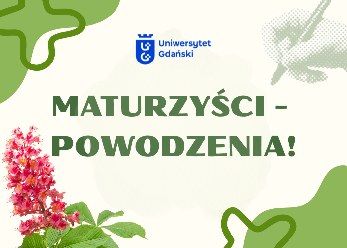 Teskt Maturzyści-powodzenia! Zdjęcie kwitnącego kasztanowca