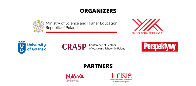 Logotypy organizatorów i partnerów II Forum Rektorów Polski i Turcji