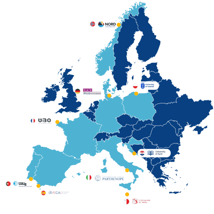 Mapa SEA-EU