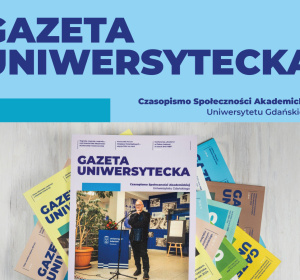 Fragment okładki grudniowego numeru Gazety Uniwersyteckiej
