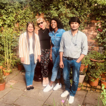 dr Priyanka Verma, dr Charmaine Dambuza, Babar Dogar and dr hab. Agnieszka Piotrowska,