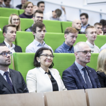 Otwarcie Instytutu Informatyki - goście, fot. Krzysztof Mystkowski / KFP