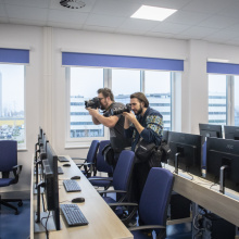 Otwarcie Instytutu Informatyki - zwiedzanie, fot. Krzysztof Mystkowski / KFP