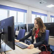 Otwarcie Instytutu Informatyki - zwiedzanie, fot. Krzysztof Mystkowski / KFP