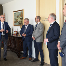 Spotkanie z badaczami z Międzyuczelnianego Wydziału Biotechnologii UG i GUMed w sprawie dalszej współpracy dot. badań naukowych w kierunku COVID-19