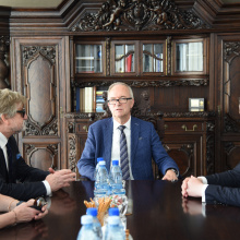 Spotkanie z badaczami z Międzyuczelnianego Wydziału Biotechnologii UG i GUMed w sprawie dalszej współpracy dot. badań naukowych w kierunku COVID-19