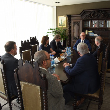 Spotkanie z badaczami z Międzyuczelnianego Wydziału Biotechnologii UG i GUMed w sprawie dalszej współpracy dot. badań naukowych w kierunku COVID-19