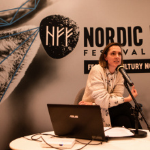 Ewa Chudecka z Centrum Designu Gdynia, fot. Szymon Cieślak