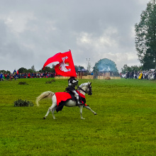 Inscenizacja bitwy pod Grunwaldem - Fot. Agata Myszka, Olena Serbinovska i Maciej Ciemny.